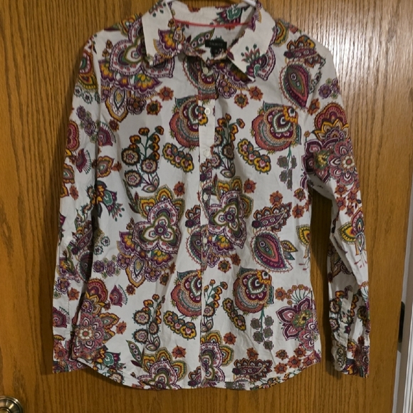Talbots Tops - Talbots Multicolor Paisley Blouse